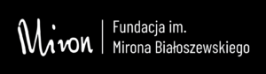 Logo fundacji im. Mirona Białoszewskiego